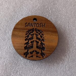 Keychain for bike lovers with Name